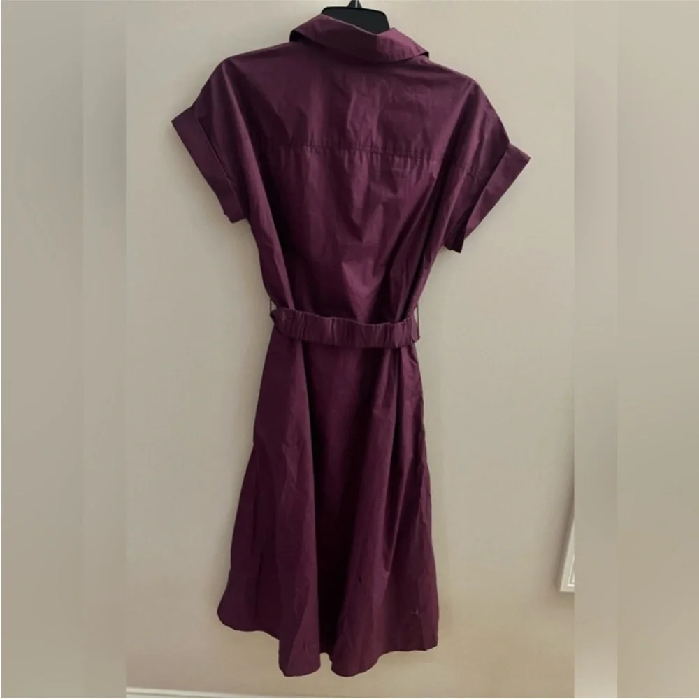NWT! BANANA REPUBLIC POPLIN UTILITY MIDI SHIRTDRESS - Multiple - Picture 4 of 5